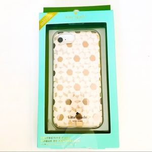 NIB Kate Spade iPhone 8/7/6/6s Case Geo Daisies